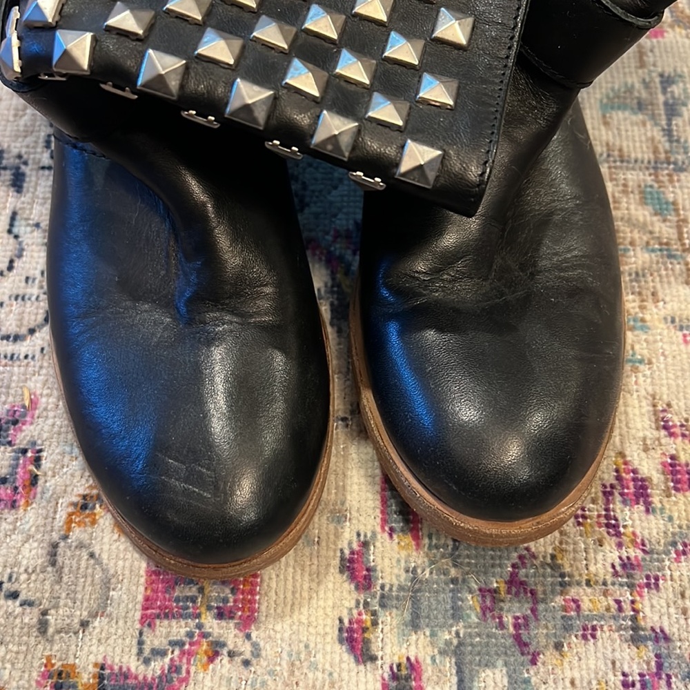 Florsheim Studded Moto Ankle Boots size 35EU - Picture 3 of 5